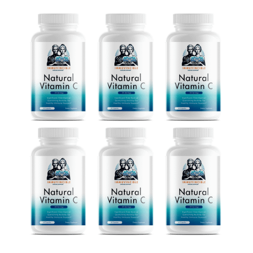 Natural Vitamin C by Immuvincible (Plant Source) 6-pack